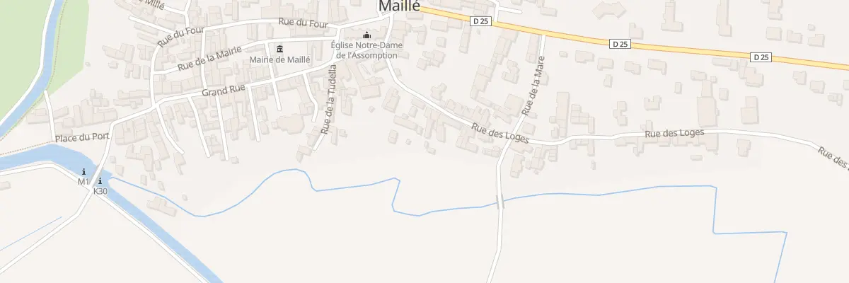 Plan du 18 Rue des loges à Maillé