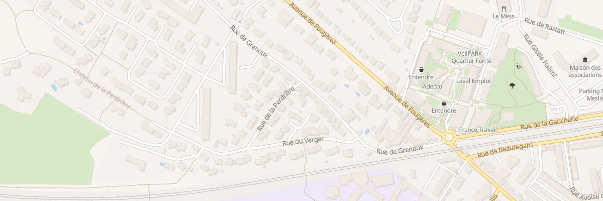 Plan du 53 Rue de Grenoux à Laval