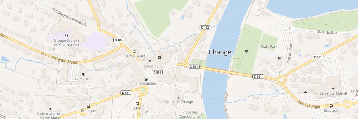 Plan du 2 Imp du Pont à Changé