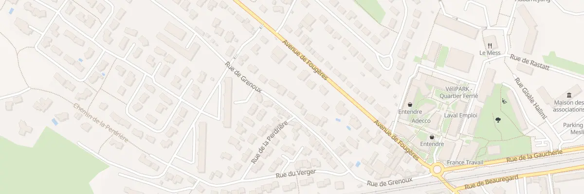 Plan du 56 Rue de Grenoux à Laval