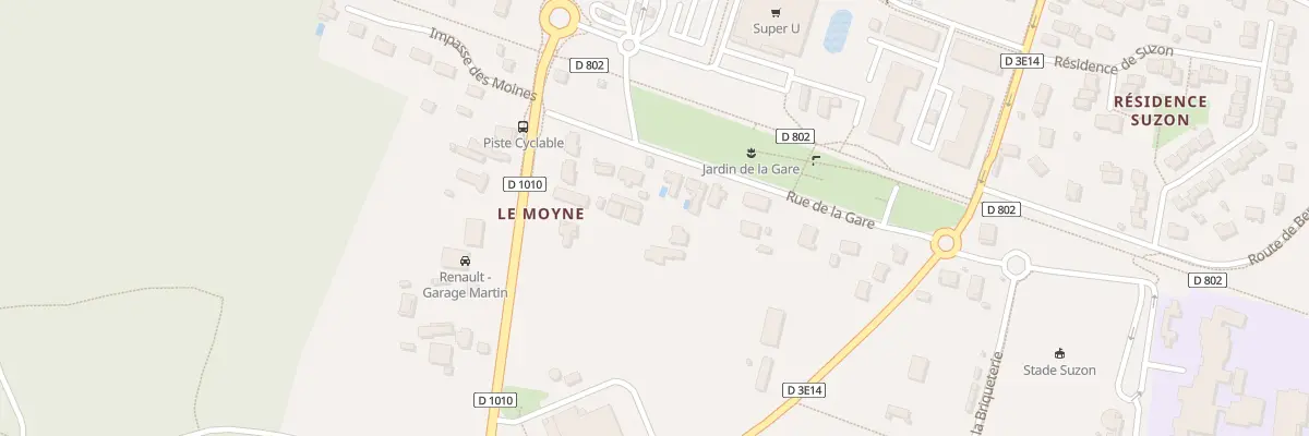 Plan du 9 Rue de la Gare à Belin-Béliet