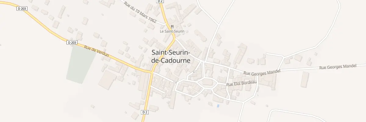 Plan du 12 Rue Georges Mandel à Saint-Seurin-de-Cadourne