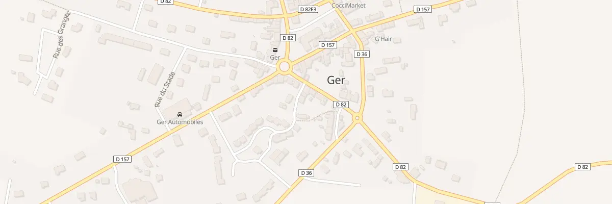 Plan du 10 Rue du Bocage à Ger