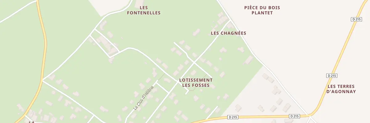 Plan du 22 Rue des Fosses à Bords