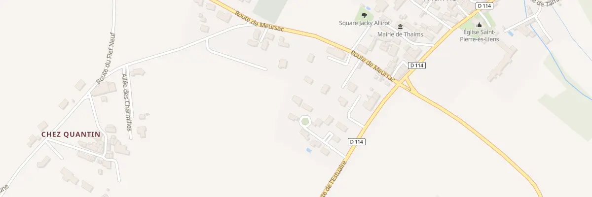 Plan du 6 Imp Sapineau à Thaims
