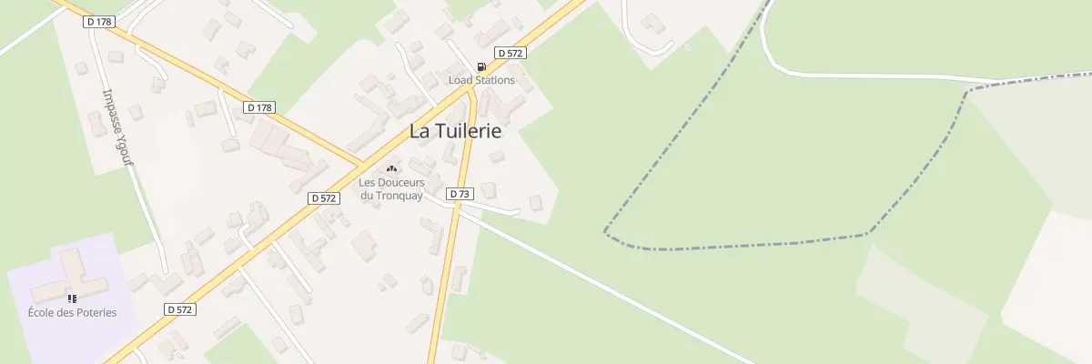Plan du 9 Rte de Castillon au Tronquay
