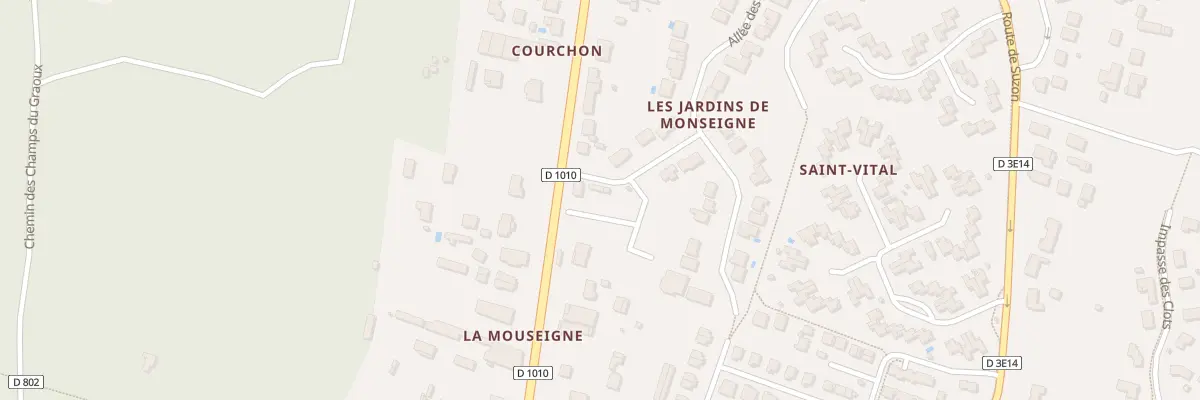 Plan du 75 Av Aliénor à Belin-Béliet