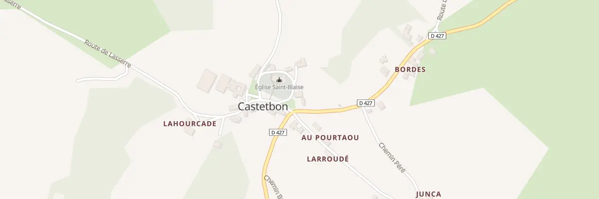 Plan du 5056 Eglise à Castetbon