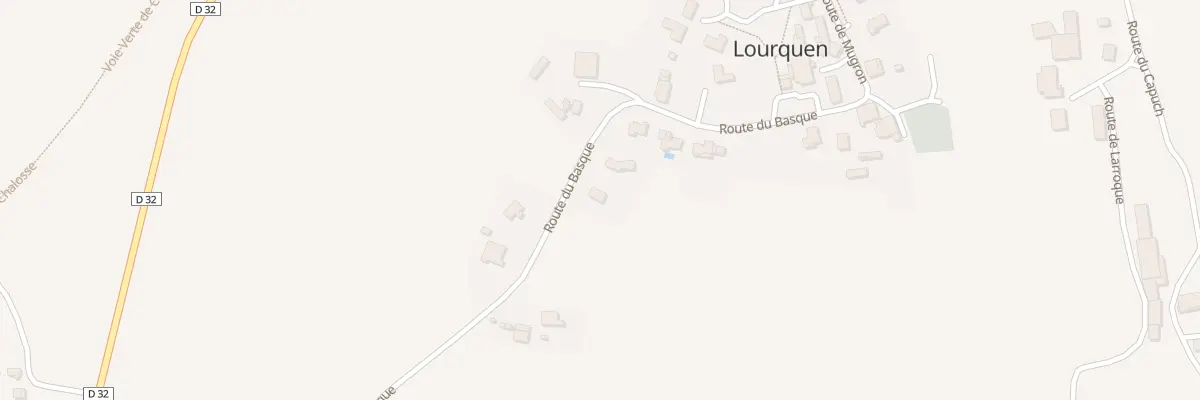 Plan du 297 Rte du Basque à Lourquen