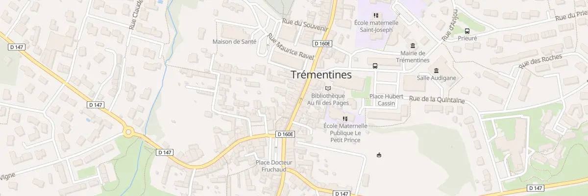 Plan du 90 Rue du Gen de Gaulle à Trémentines