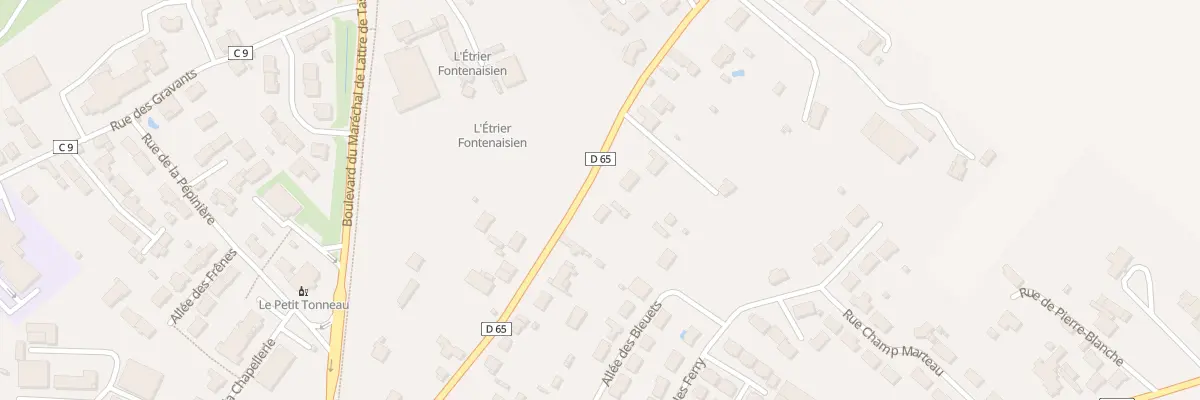 Plan du 27 Rue de merite à Fontenay-le-Comte