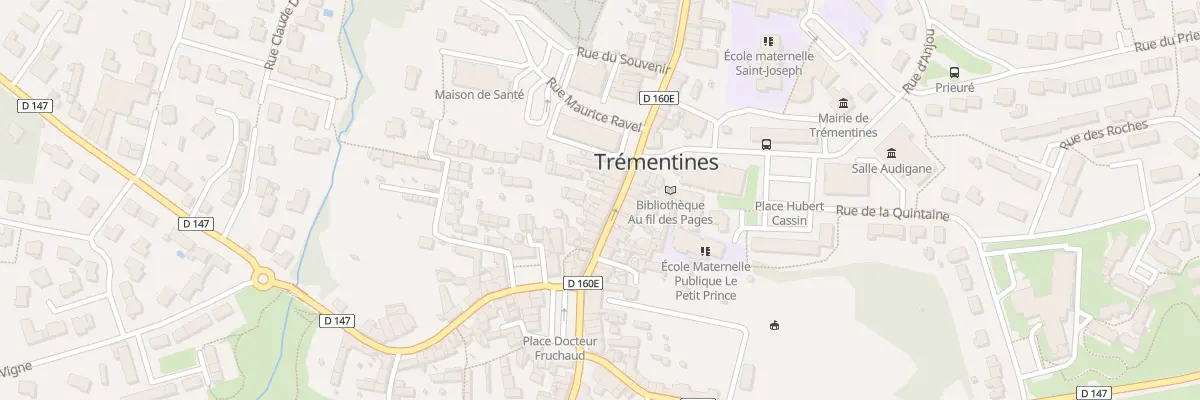 Plan du 88 Rue du Gen de Gaulle à Trémentines