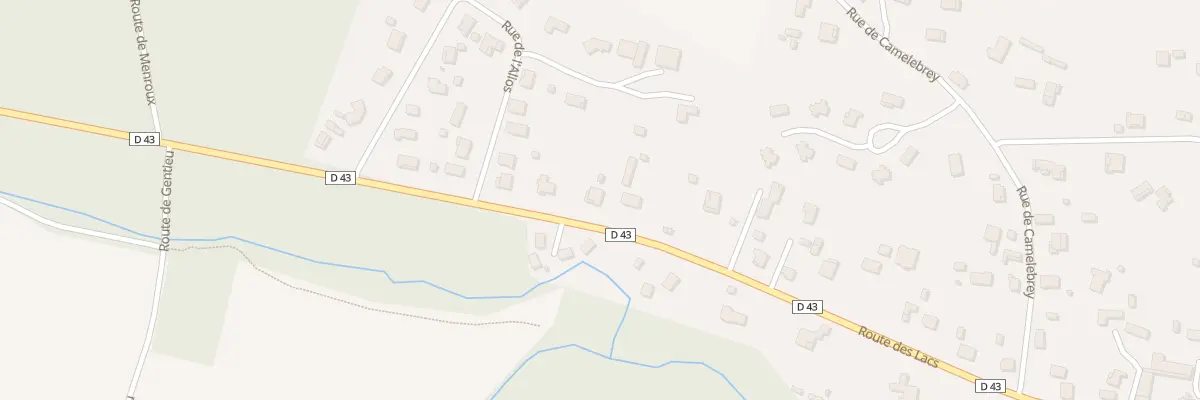 Plan du 936 Rte des Lacs à Pissos