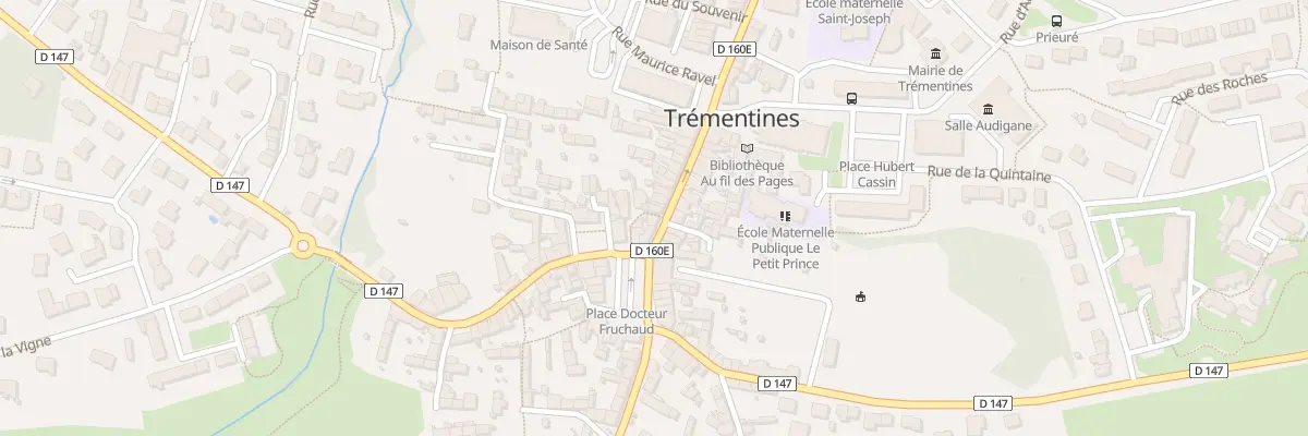 Plan du 100 Rue du Gen de Gaulle à Trémentines