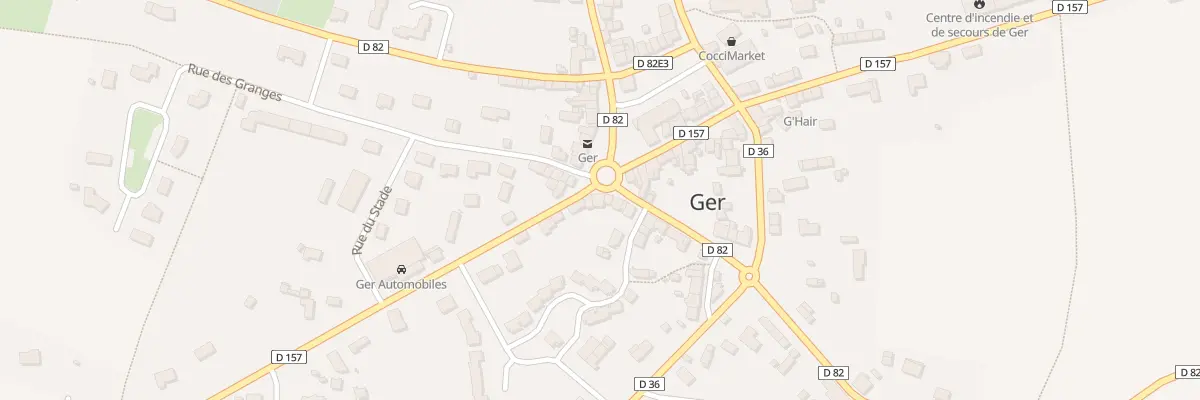 Plan du 1 Rue du Mont St Michel à Ger