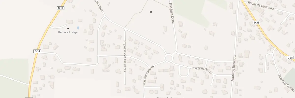 Plan du 350 Rue Robert Larroque à Arengosse