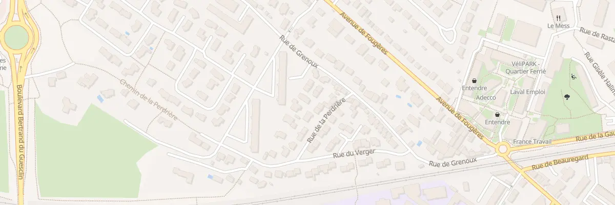 Plan du 63 Rue de Grenoux à Laval