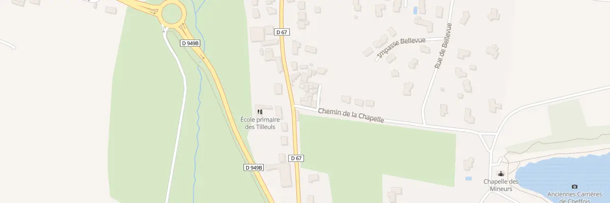 Plan du 3 Che de la Chapelle à Cheffois