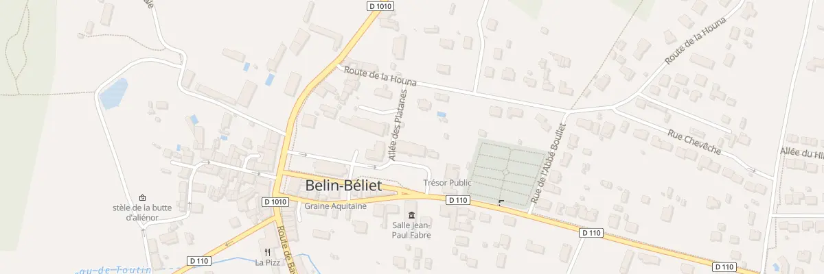 Plan du 6 Pl de l’Eglise à Belin-Béliet