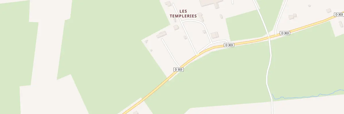Plan du 1 Rte des Templeries - Viessoix à Valdallière