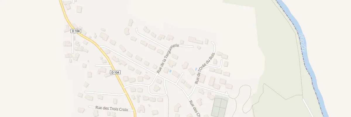 Plan du 6 Rue de la Tergonnerie à Saint-Germain-le-Fouilloux