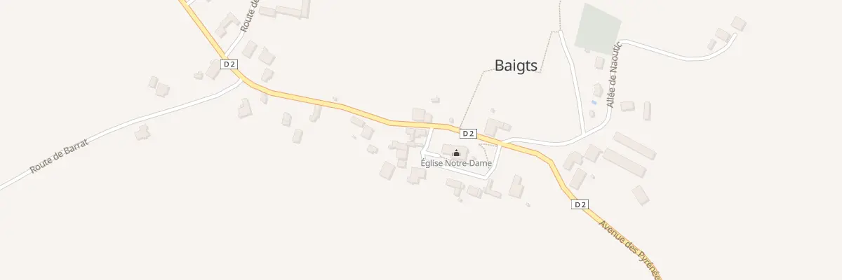 Plan du 348 Av des Pyrenees à Baigts