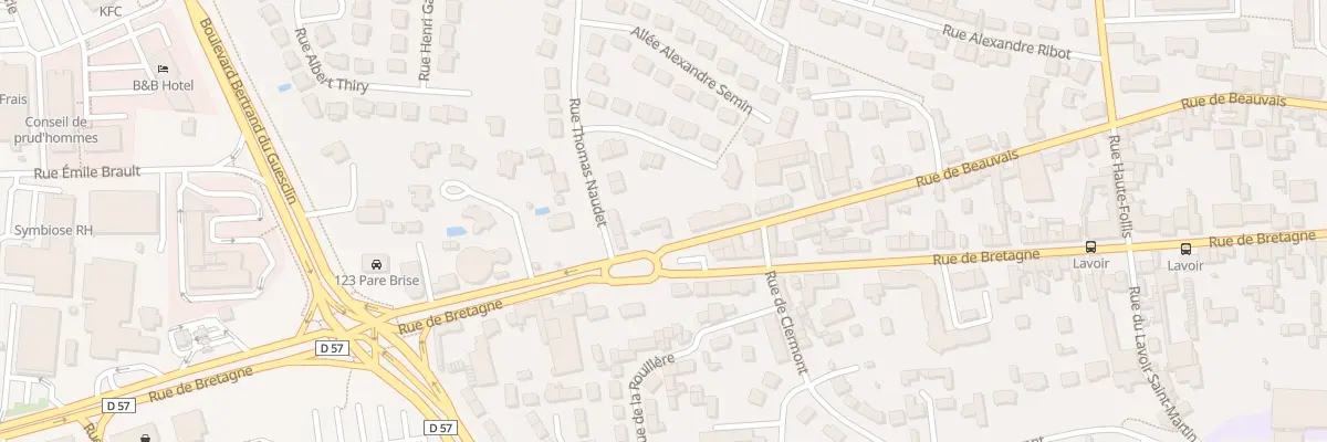 Plan du 142 Rue de Beauvais à Laval