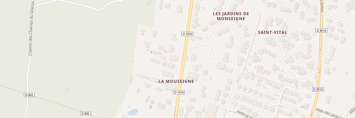 Plan du 128 Av Aliénor à Belin-Béliet