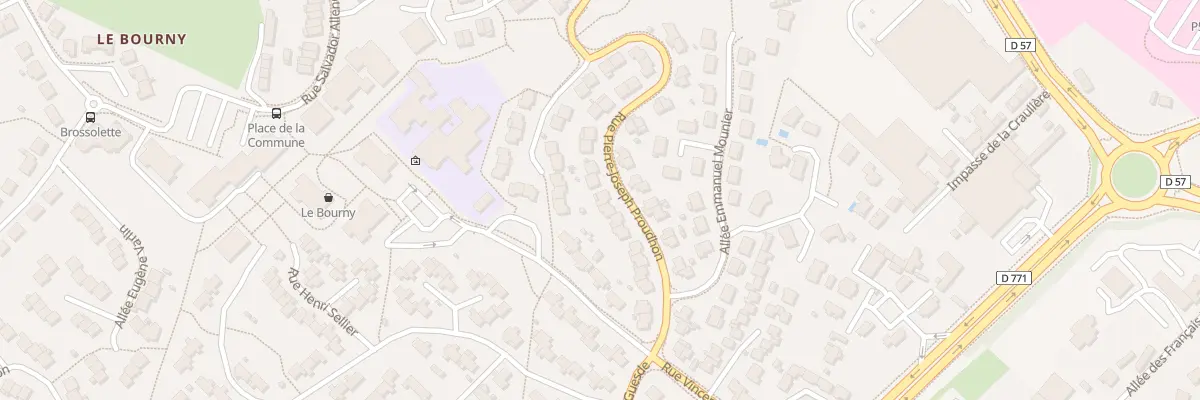 Plan du 27 Rue Pierre-Joseph Proudhon à Laval