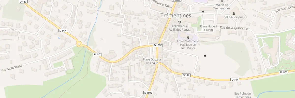 Plan du 21 Pl du Doc Fruchaud à Trémentines