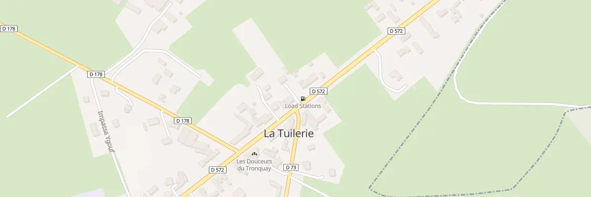 Plan du 28 Rte de Bayeux St Lo au Tronquay