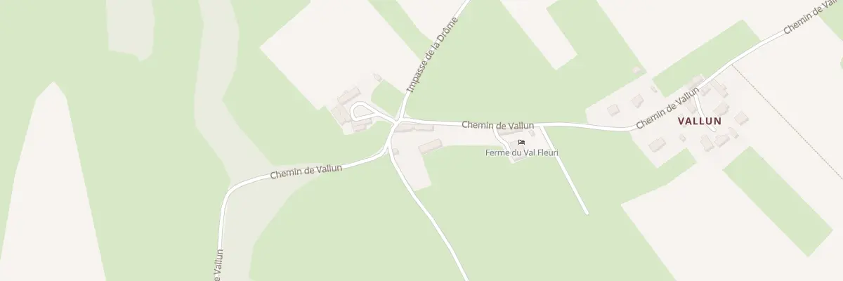 Plan du 340 Che de Vallun à Castillon
