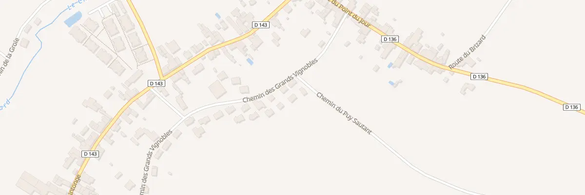 Plan du 11B Che des Grands Vignobles à Meursac