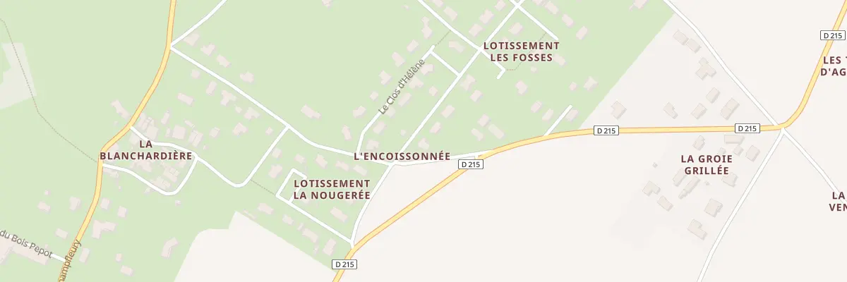 Plan du 3 Rue des Fosses à Bords