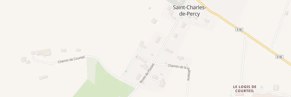 Plan du 10 Av de la Mairie St Charles de à Valdallière