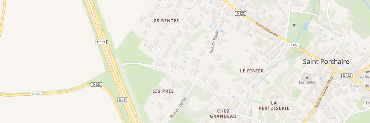Plan du 8B Rue des Chênes à Saint-Porchaire