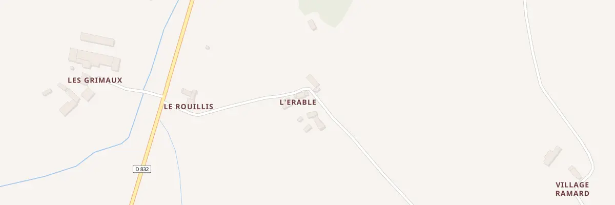 Plan du 115 L’Erable à Mantilly