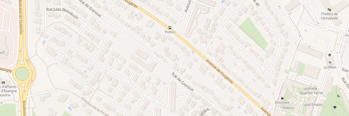 Plan du 84D Rue de Grenoux à Laval