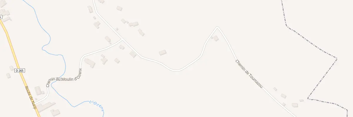 Plan du 9 Che de Toumazou à Ozenx-Montestrucq