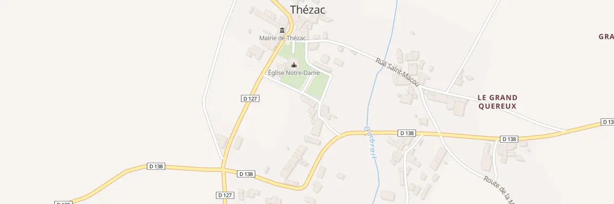 Plan du 5151 Rue du Presbytere à Thézac