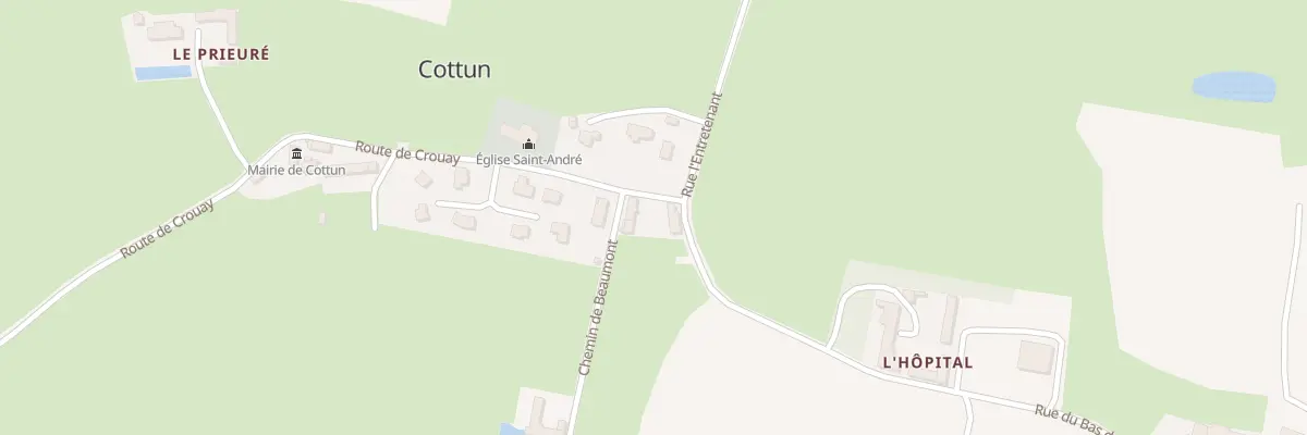 Plan du 5010 L’Eglise à Cottun