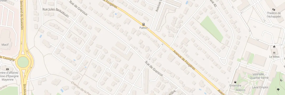 Plan du 88 Rue de Grenoux à Laval