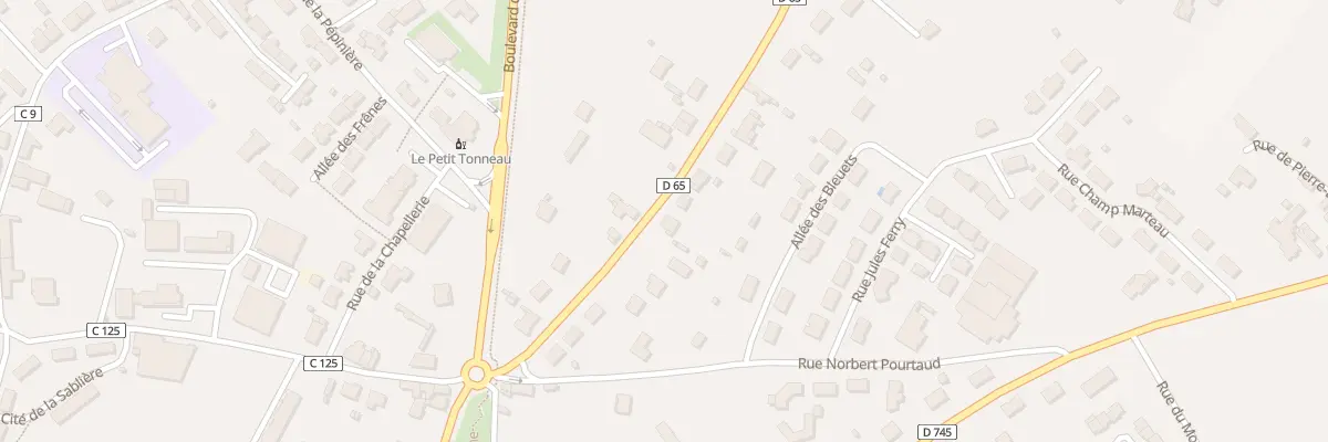 Plan du 13 Rue de merite à Fontenay-le-Comte