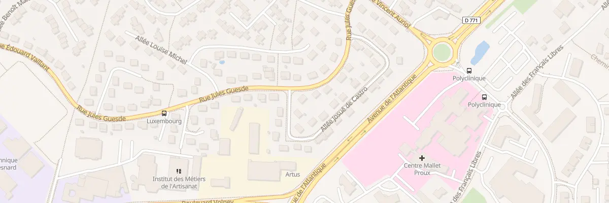 Plan du 41 Rue Jules Guesde à Laval