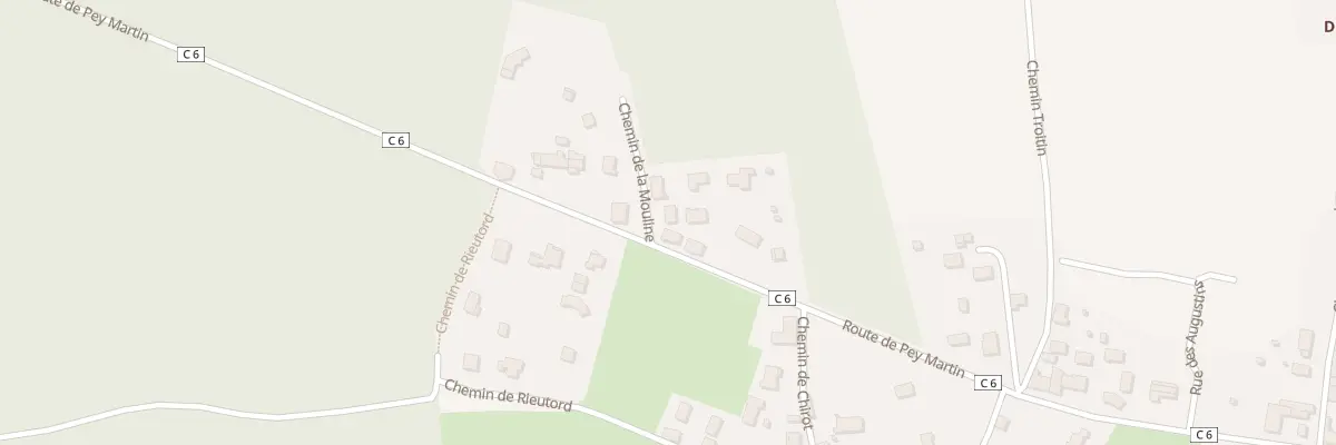 Plan du 57 Rte de Pey Martin à Listrac-Médoc