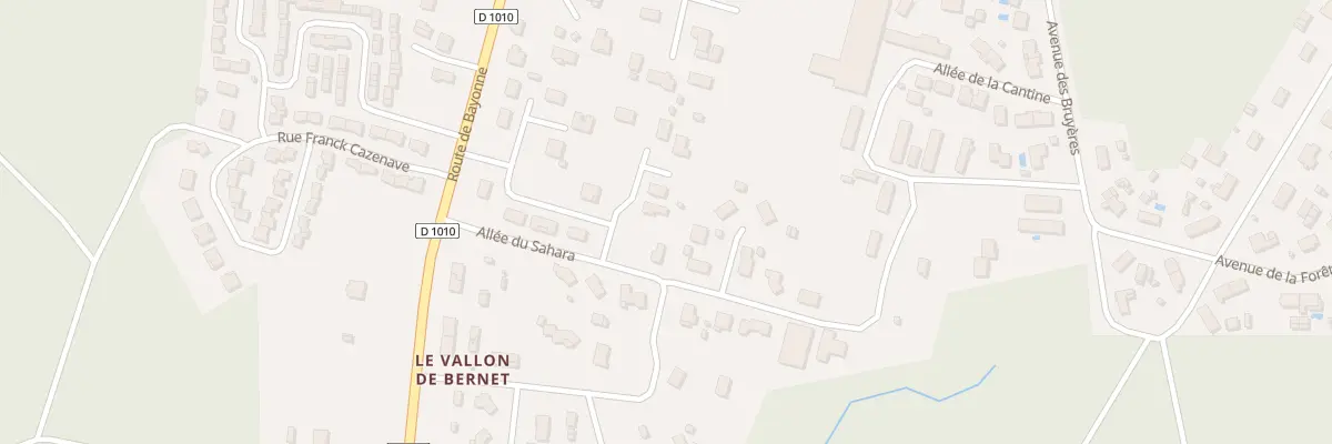 Plan du 5 Av du Parc à Belin-Béliet