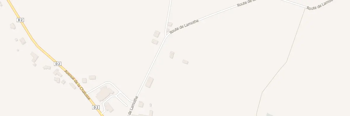 Plan du 272 Rte de Lamothe à Baigts