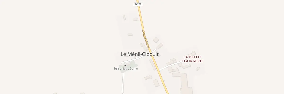 Plan du 2 Le Bourg au Ménil-Ciboult