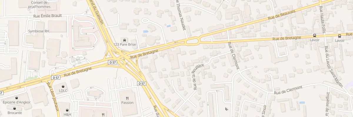Plan du 197 Rue de Bretagne à Laval