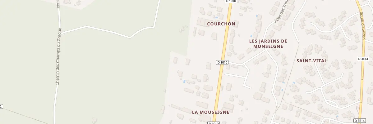 Plan du 134 Av Aliénor à Belin-Béliet